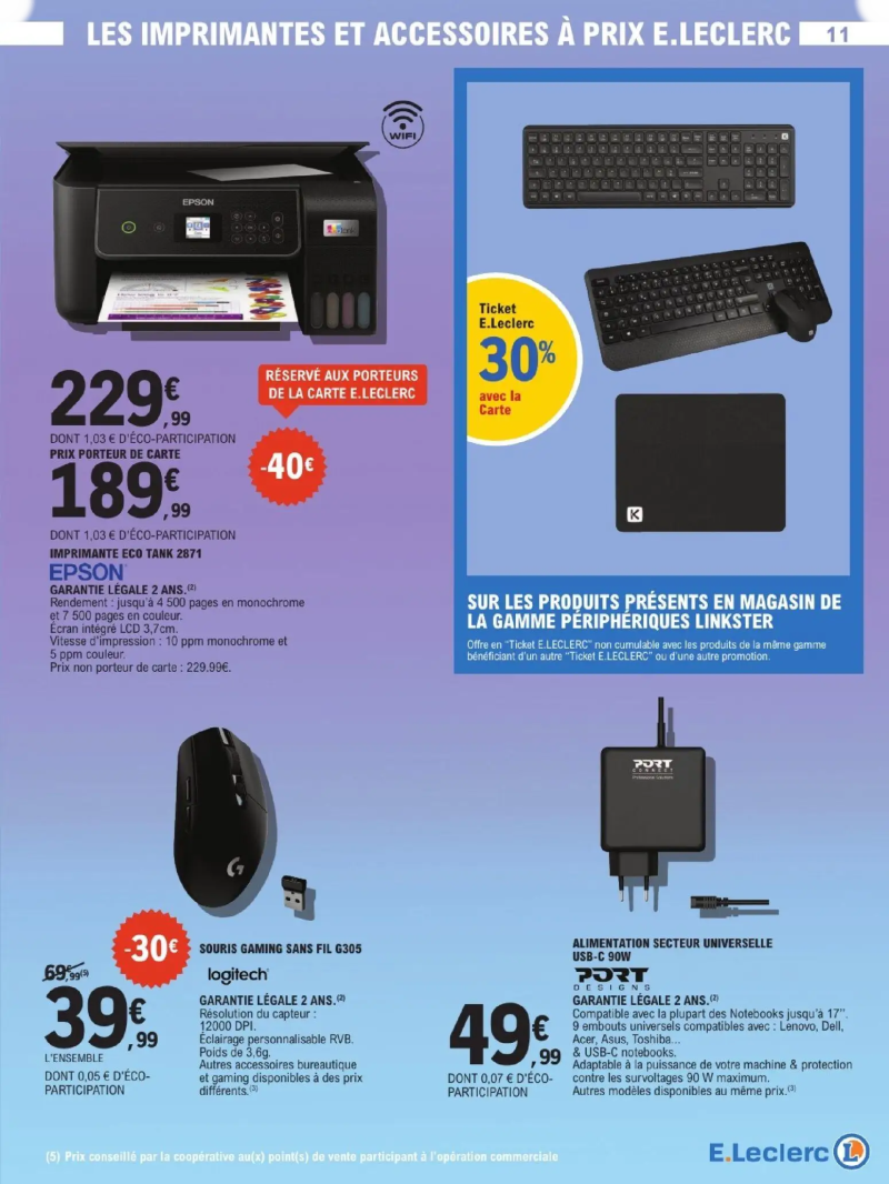 E.Leclerc catalogue du 31/03 – page 11