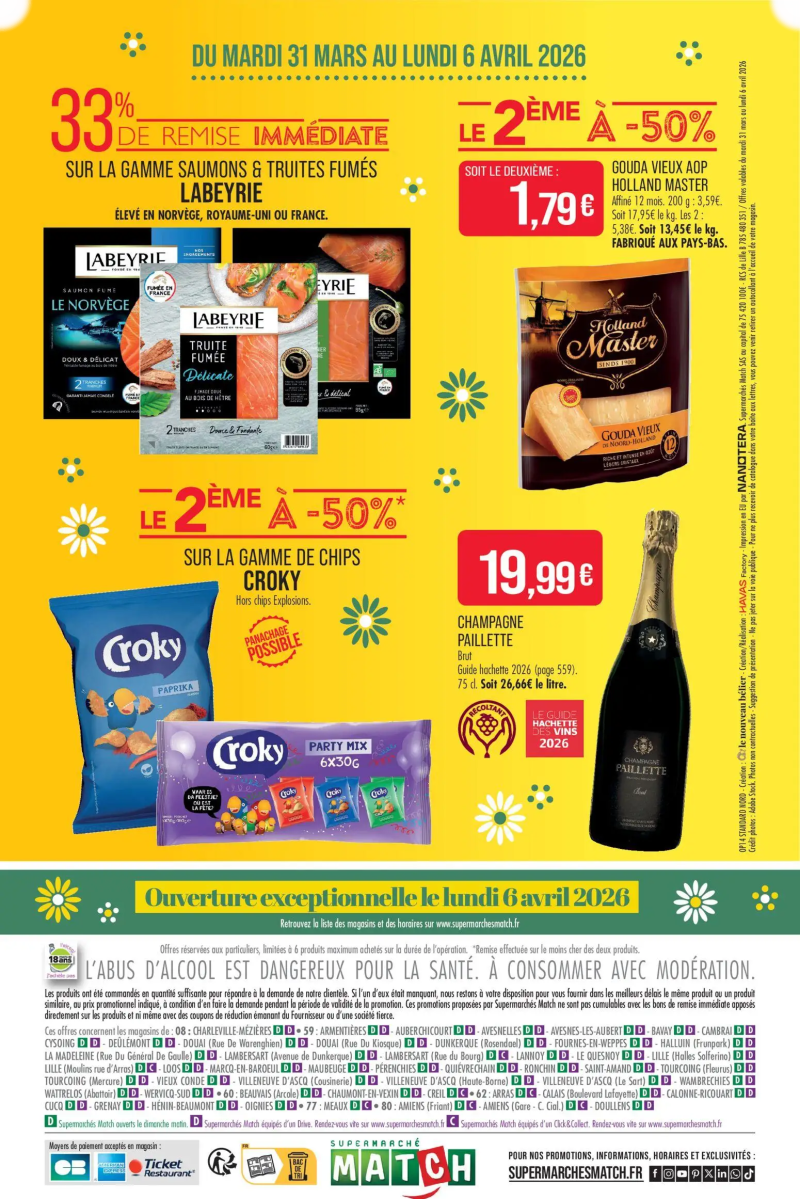 Supermarchés Match catalogue du 31/03 – page 28