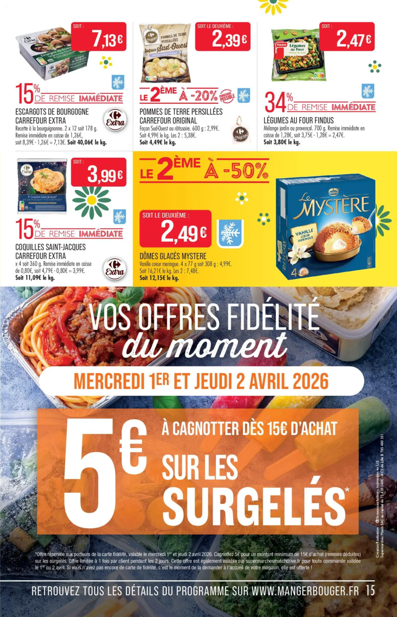 Supermarchés Match catalogue du 31/03 – page 15