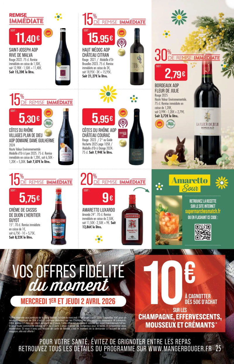 Supermarchés Match catalogue du 31/03 – page 25