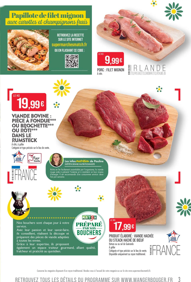 Supermarchés Match catalogue du 31/03 – page 3