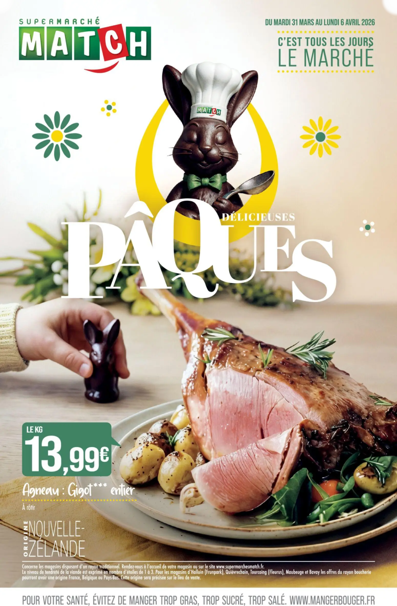 Supermarchés Match catalogue du 31/03 – page 1