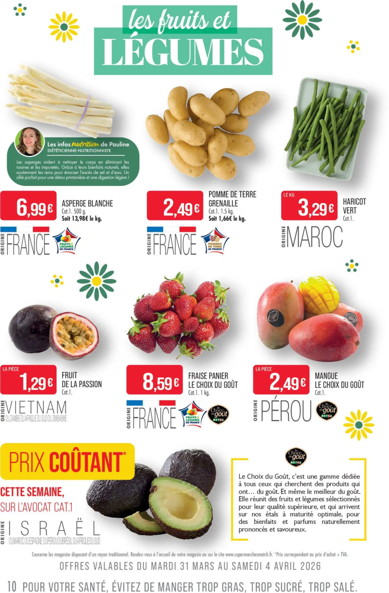 Supermarchés Match catalogue du 31/03 – page 10