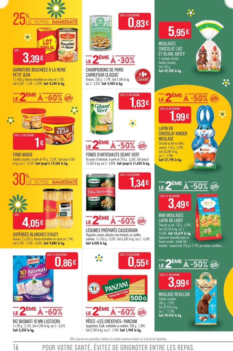 Supermarchés Match catalogue du 31/03 – page 16