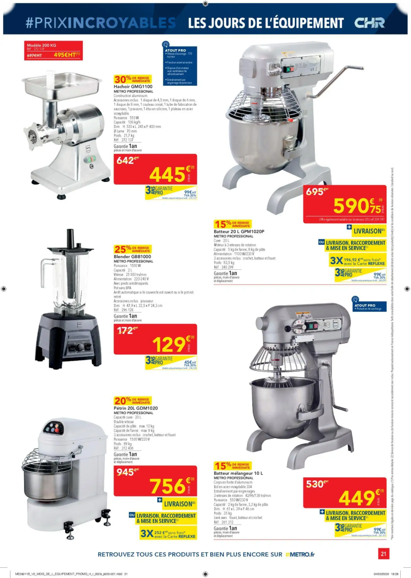 Metro catalogue du 26/03 – page 21
