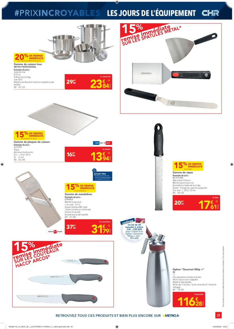 Metro catalogue du 26/03 – page 25