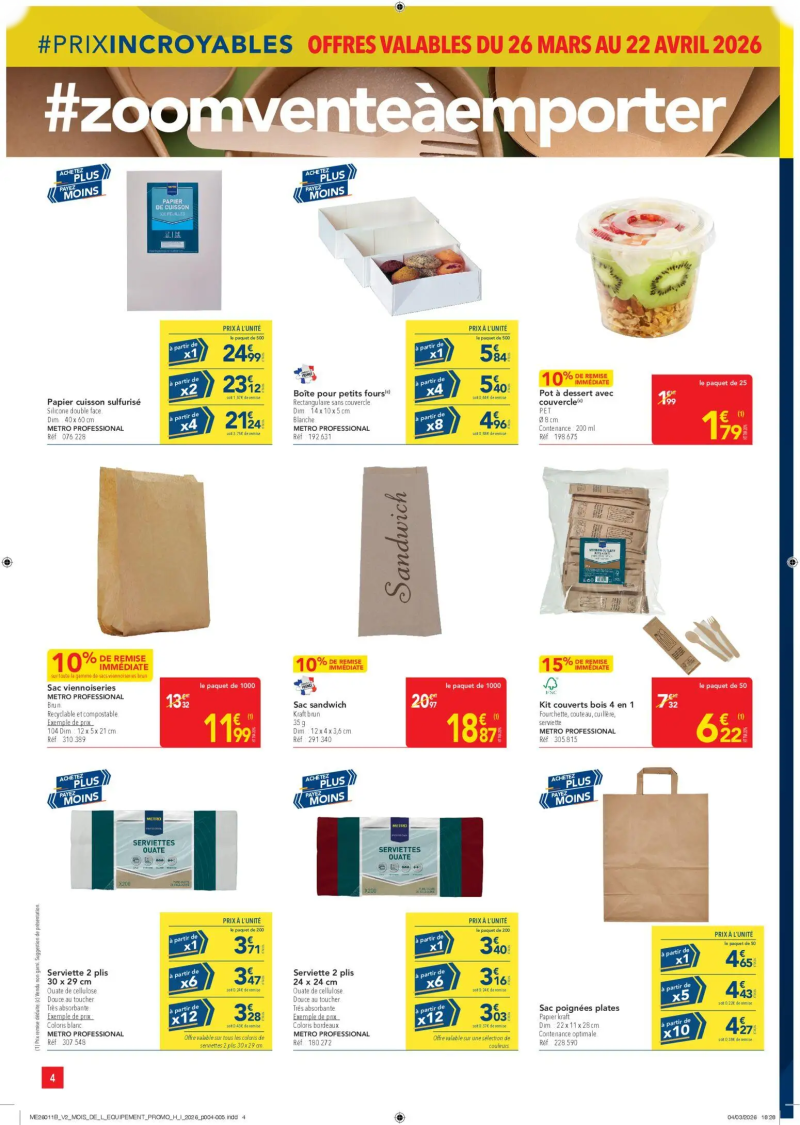 Metro catalogue du 26/03 – page 4