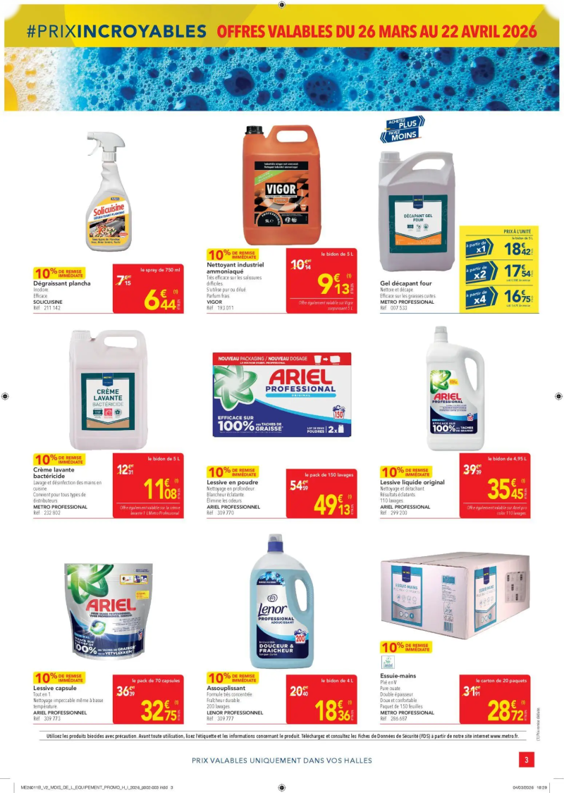 Metro catalogue du 26/03 – page 3