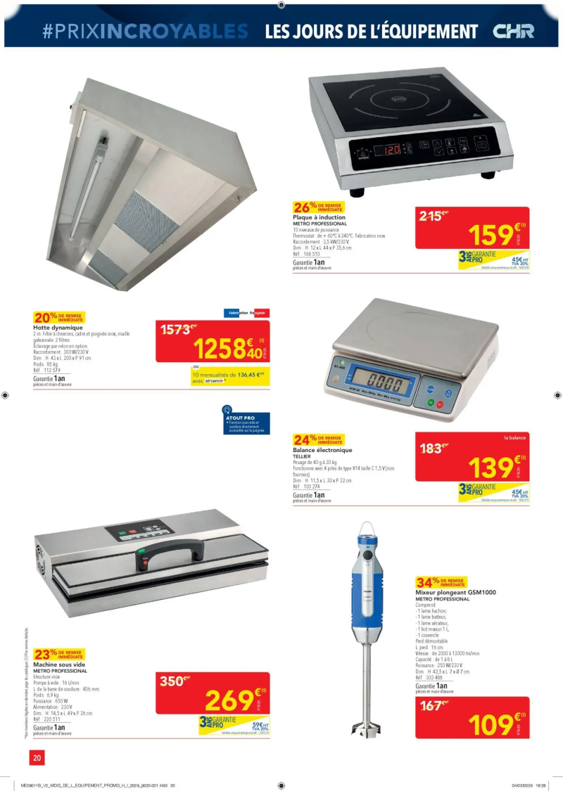 Metro catalogue du 26/03 – page 20