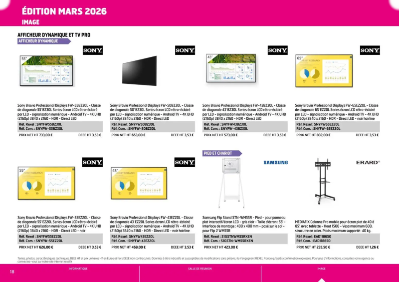 Rexel                                                     catalogue du 01/04 – page 18
