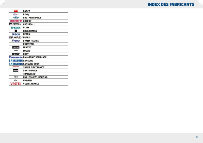 Rexel                                                     catalogue du 01/04 – page 33