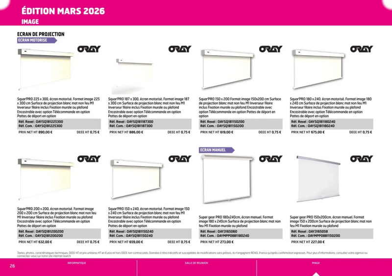Rexel                                                     catalogue du 01/04 – page 26