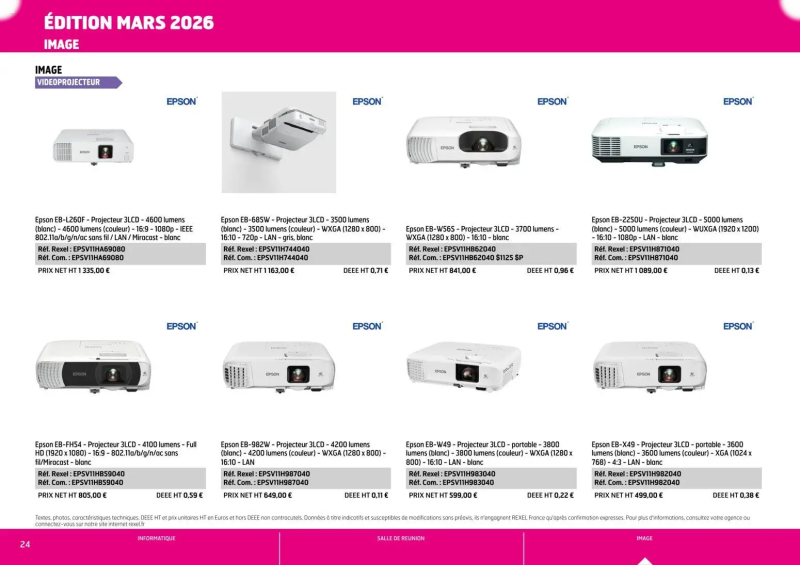 Rexel                                                     catalogue du 01/04 – page 24