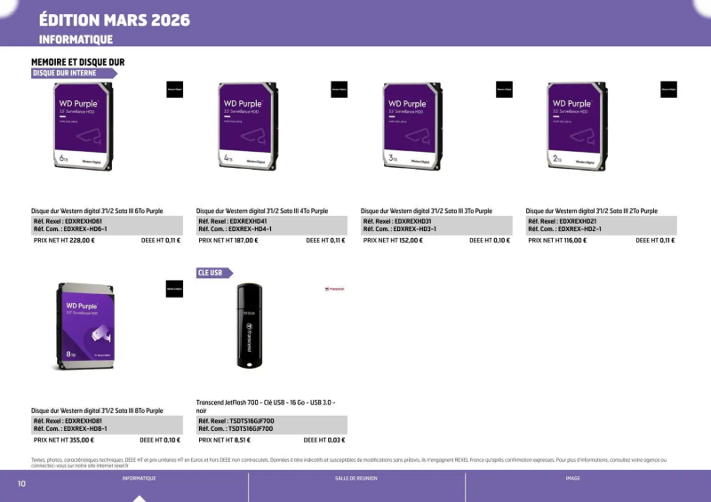 Rexel                                                     catalogue du 01/04 – page 10