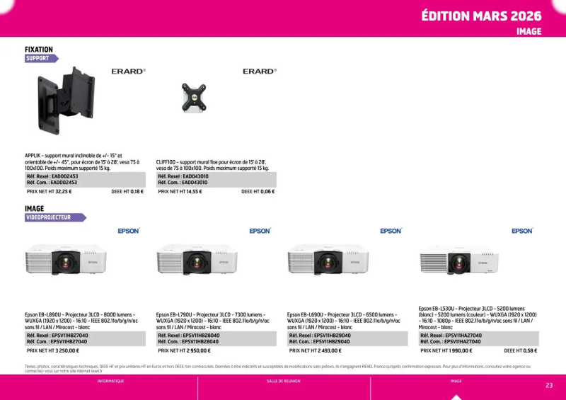 Rexel                                                     catalogue du 01/04 – page 23