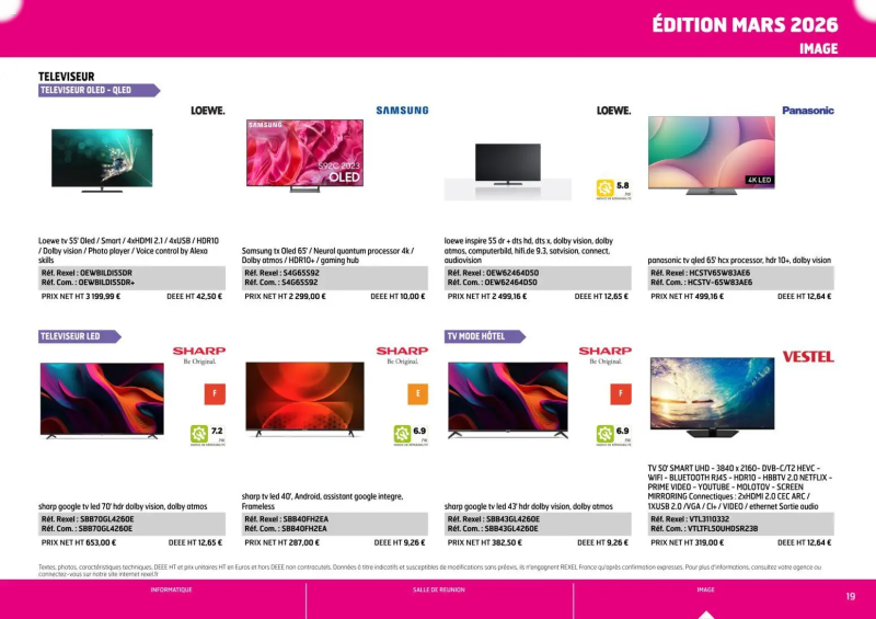 Rexel                                                     catalogue du 01/04 – page 19