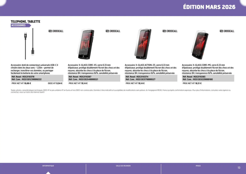 Rexel                                                     catalogue du 01/04 – page 13