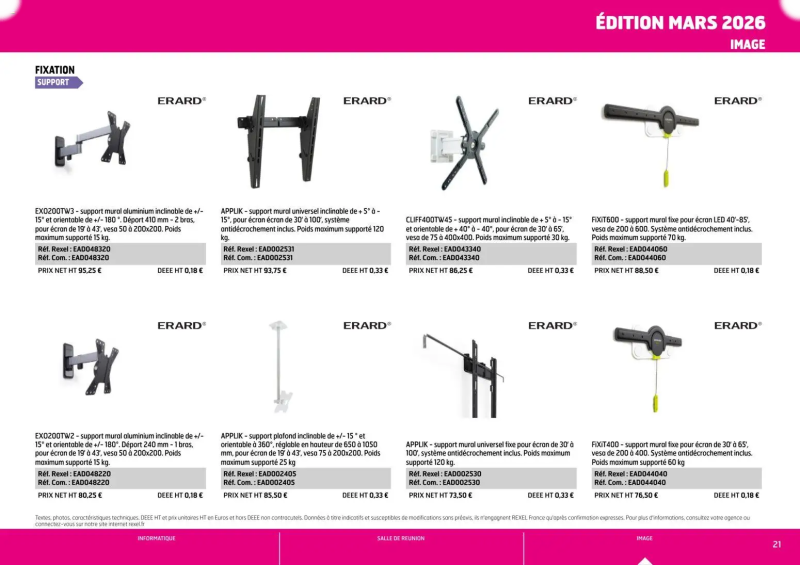 Rexel                                                     catalogue du 01/04 – page 21