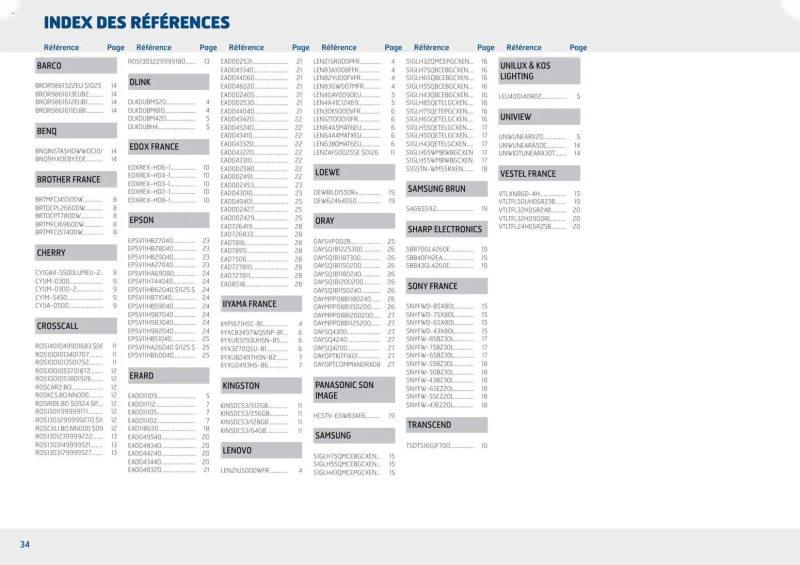 Rexel                                                     catalogue du 01/04 – page 34