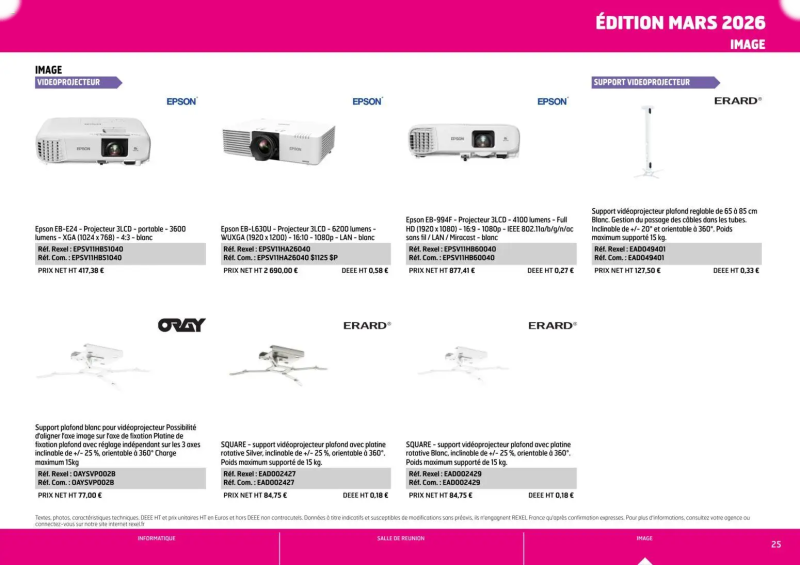 Rexel                                                     catalogue du 01/04 – page 25