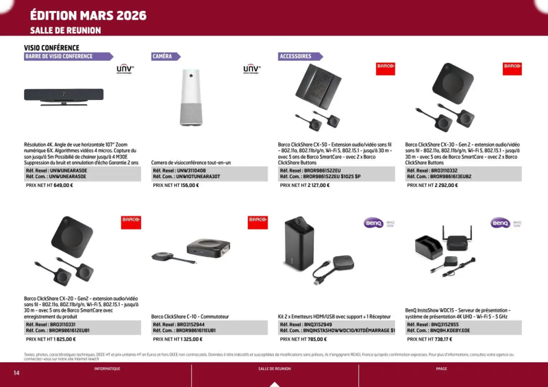 Rexel                                                     catalogue du 01/04 – page 14