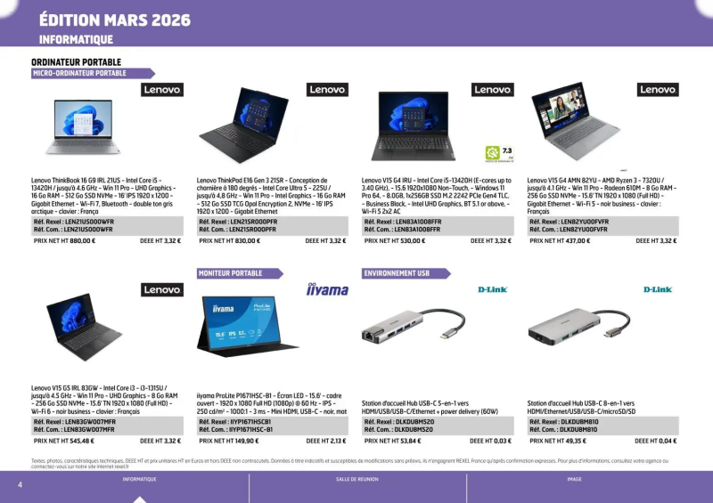 Rexel                                                     catalogue du 01/04 – page 4