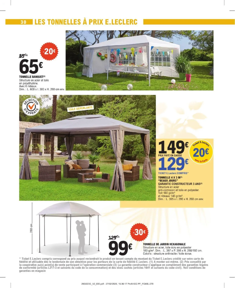 Brico E.Leclerc catalogue du 31/03 – page 30