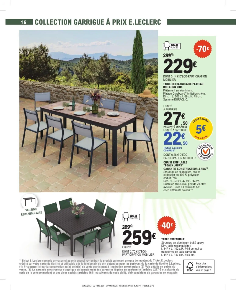 Brico E.Leclerc catalogue du 31/03 – page 16