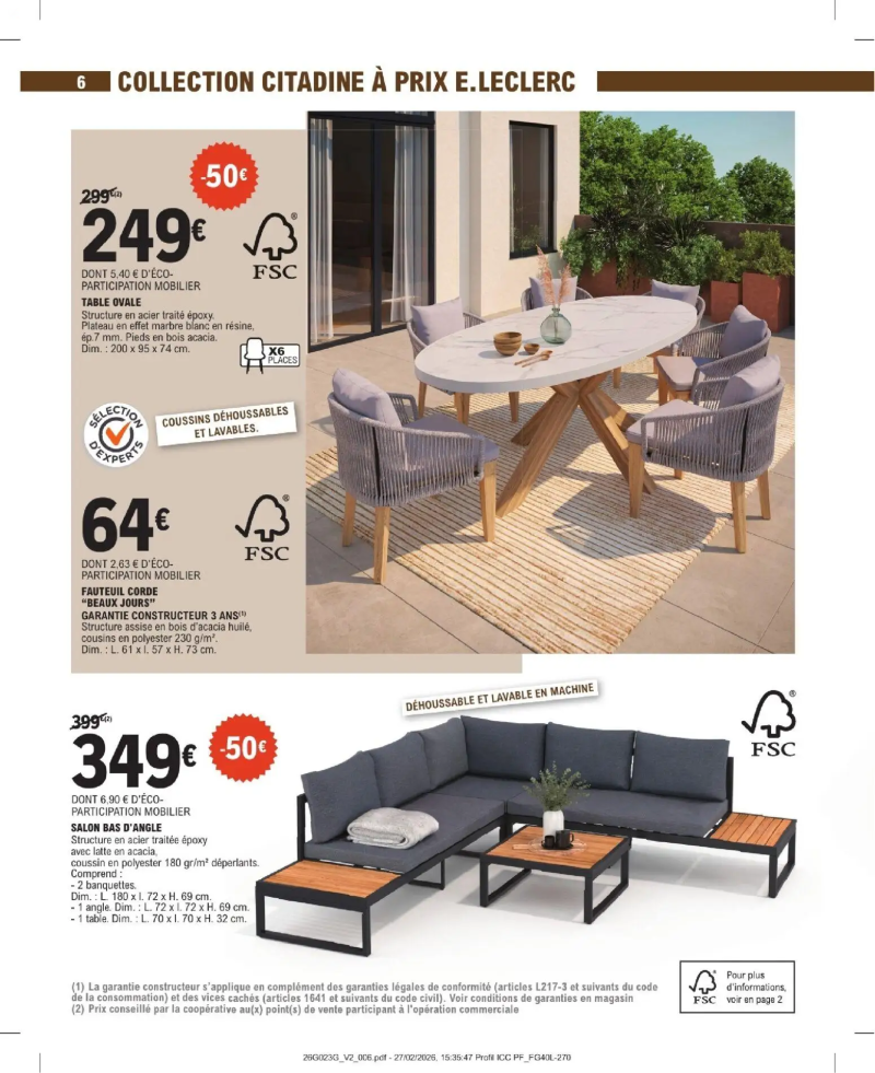 Brico E.Leclerc catalogue du 31/03 – page 6