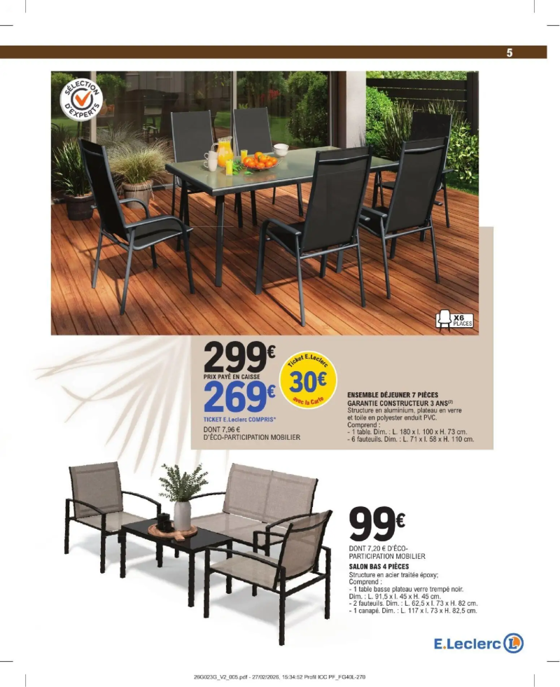 Brico E.Leclerc catalogue du 31/03 – page 5