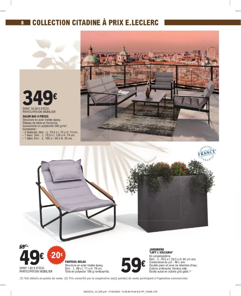 Brico E.Leclerc catalogue du 31/03 – page 8