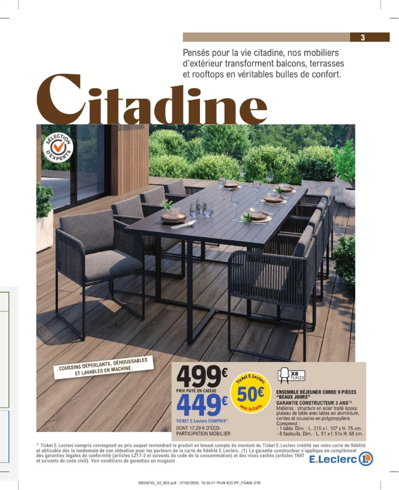 Brico E.Leclerc catalogue du 31/03 – page 3