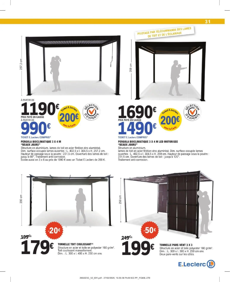 Brico E.Leclerc catalogue du 31/03 – page 31