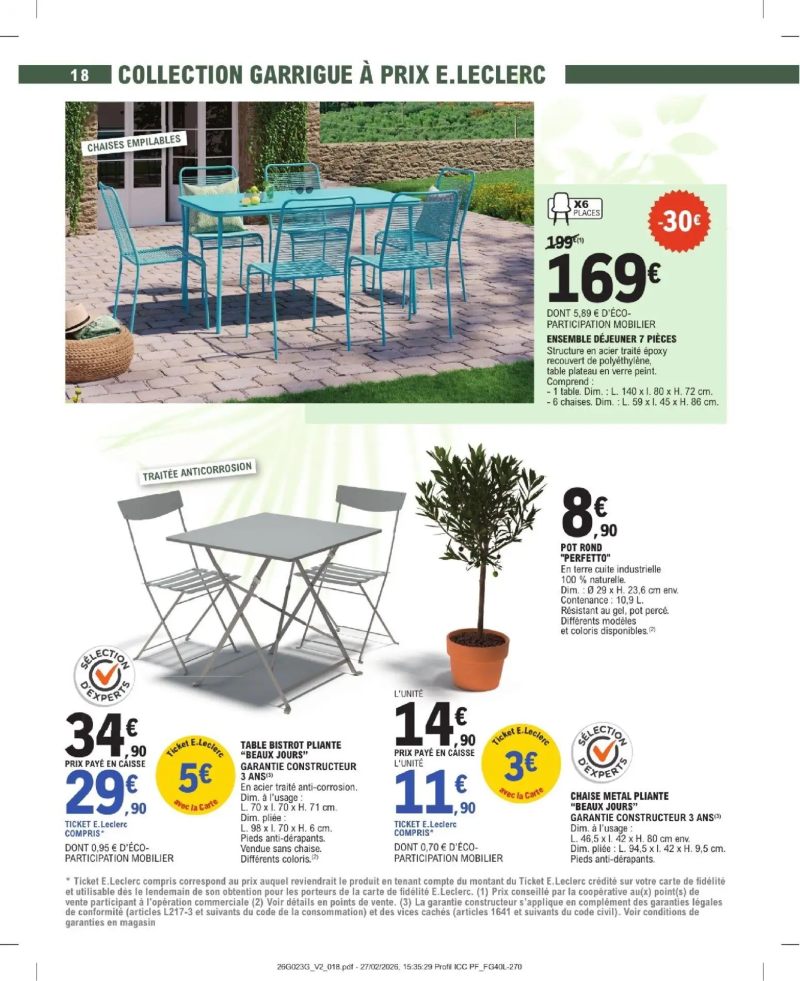 Brico E.Leclerc catalogue du 31/03 – page 18