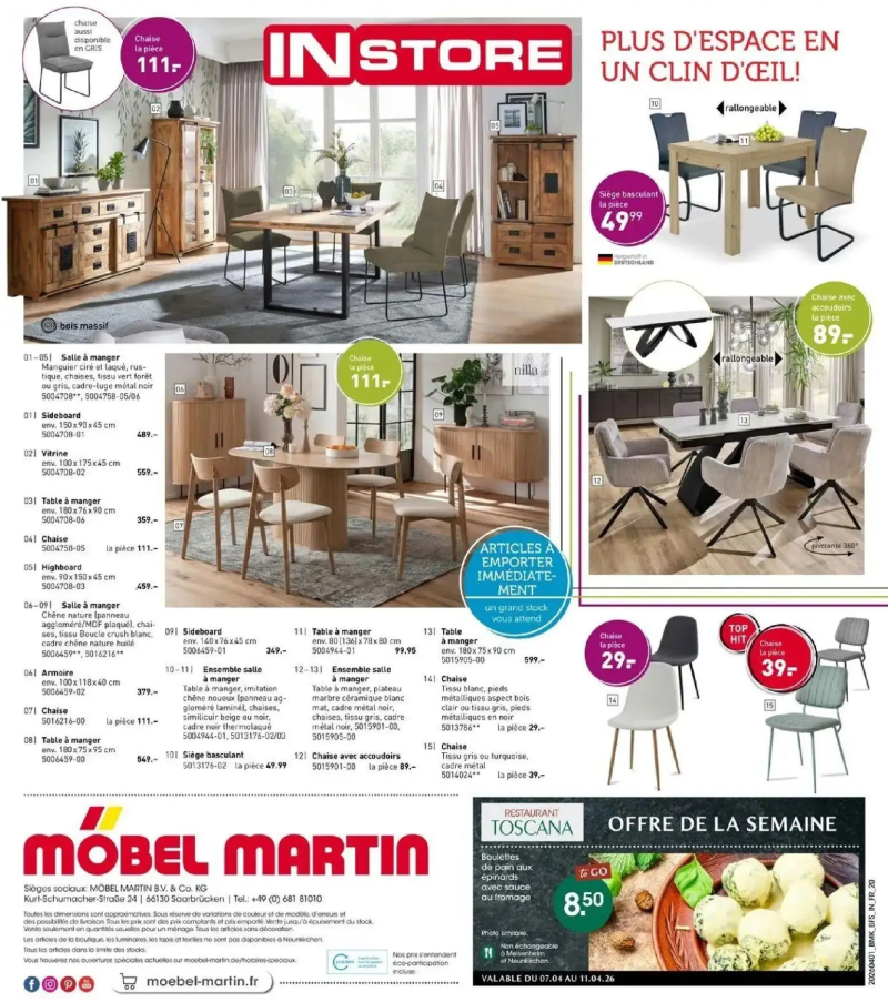 Mobel Martin catalogue du 01/04 – page 20