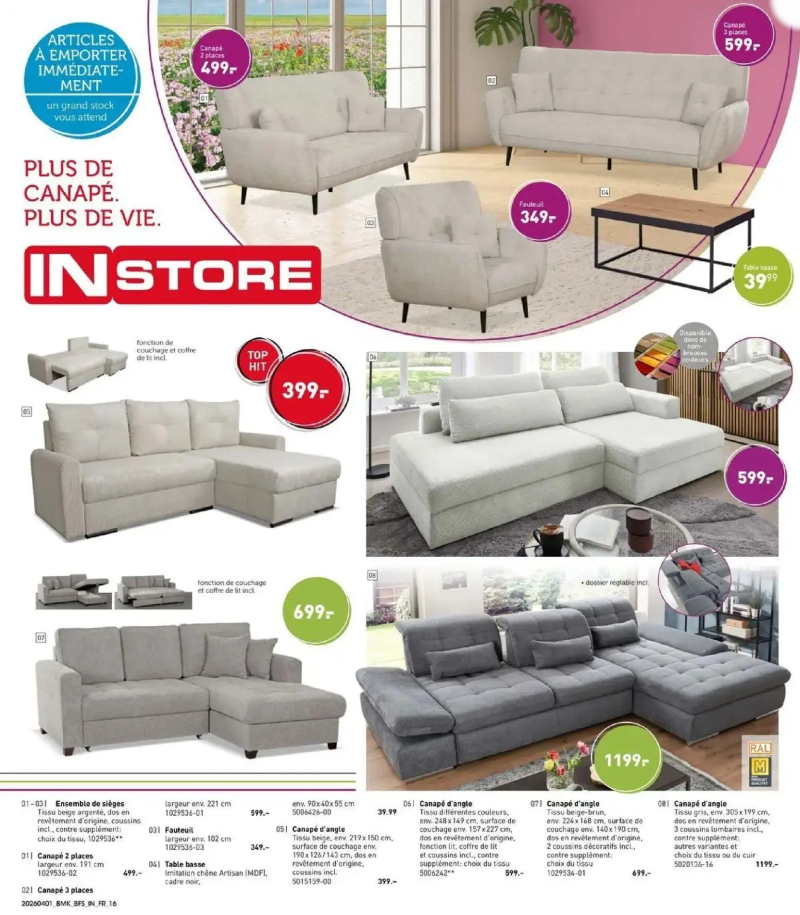Mobel Martin catalogue du 01/04 – page 16