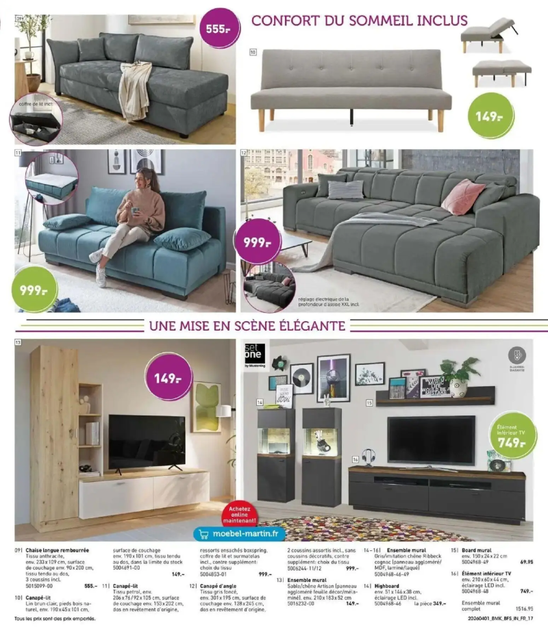 Mobel Martin catalogue du 01/04 – page 17