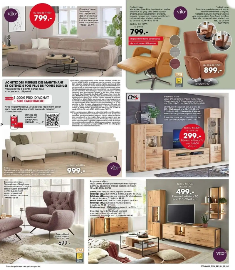 Mobel Martin catalogue du 01/04 – page 5