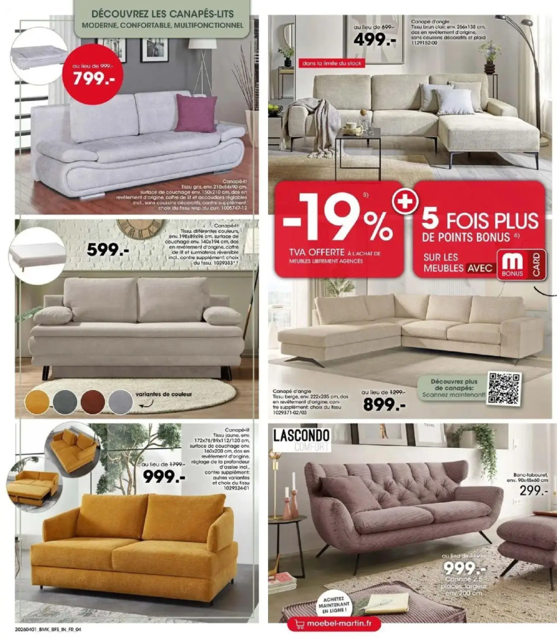 Mobel Martin catalogue du 01/04 – page 4