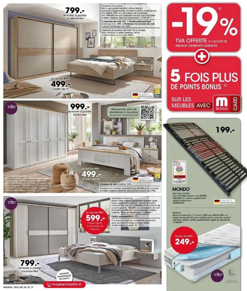 Mobel Martin catalogue du 01/04 – page 10