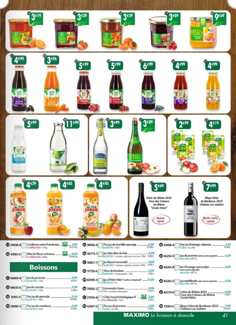 Maximo catalogue du 27/03 – page 41