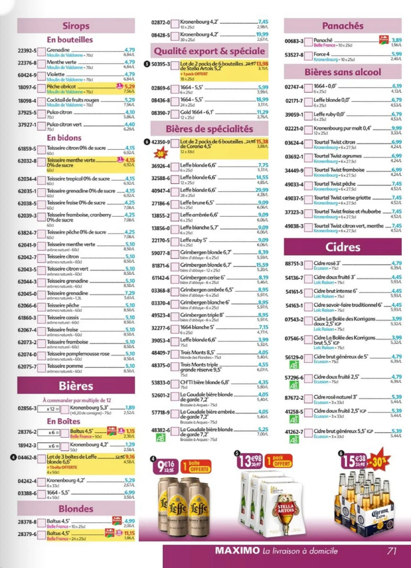 Maximo catalogue du 27/03 – page 71