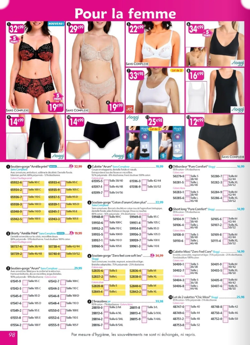 Maximo catalogue du 27/03 – page 98