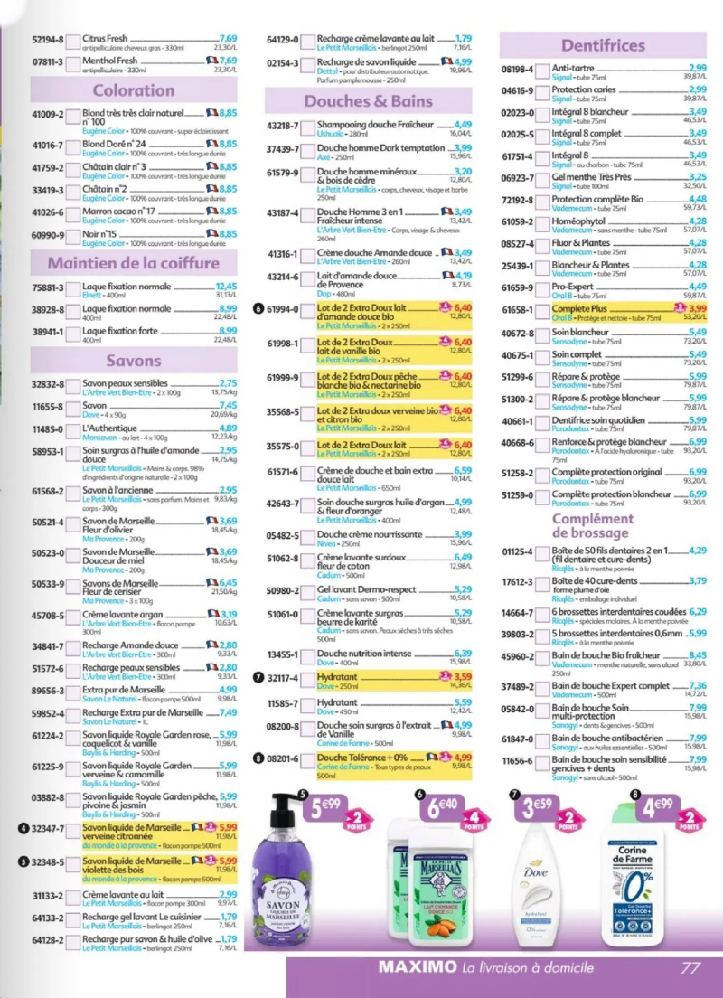 Maximo catalogue du 27/03 – page 77
