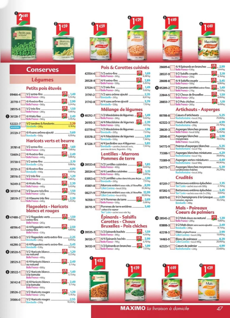 Maximo catalogue du 27/03 – page 47