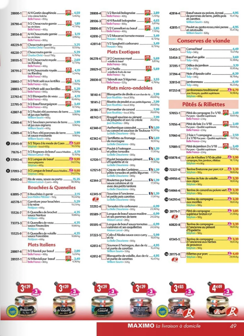 Maximo catalogue du 27/03 – page 49