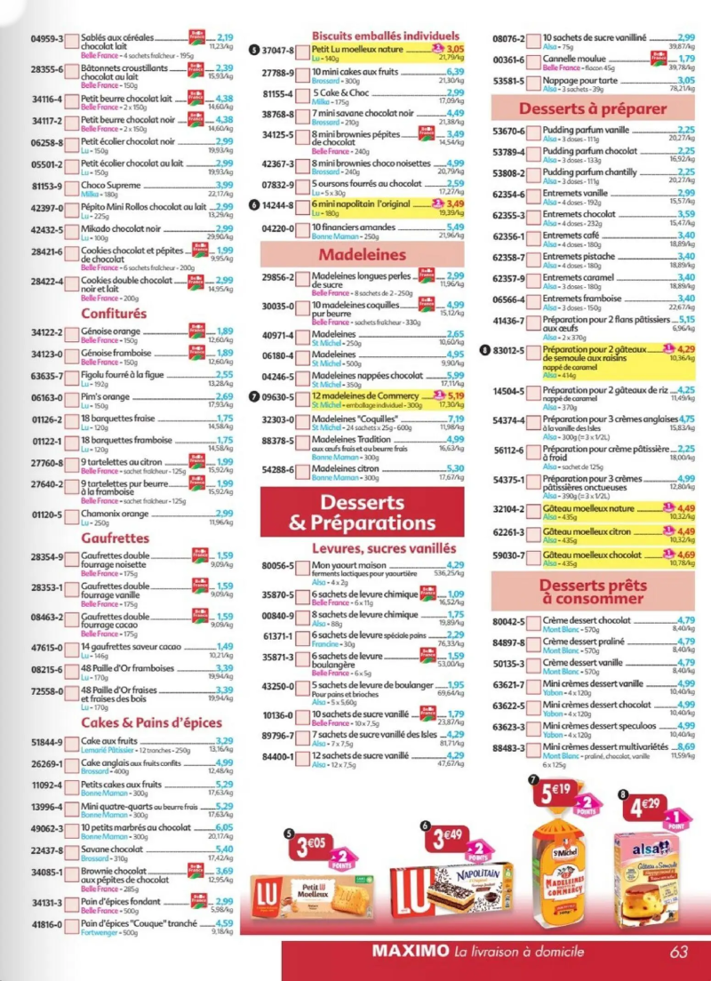 Maximo catalogue du 27/03 – page 63