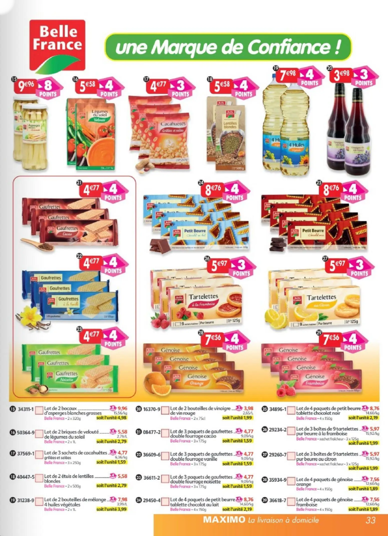 Maximo catalogue du 27/03 – page 33