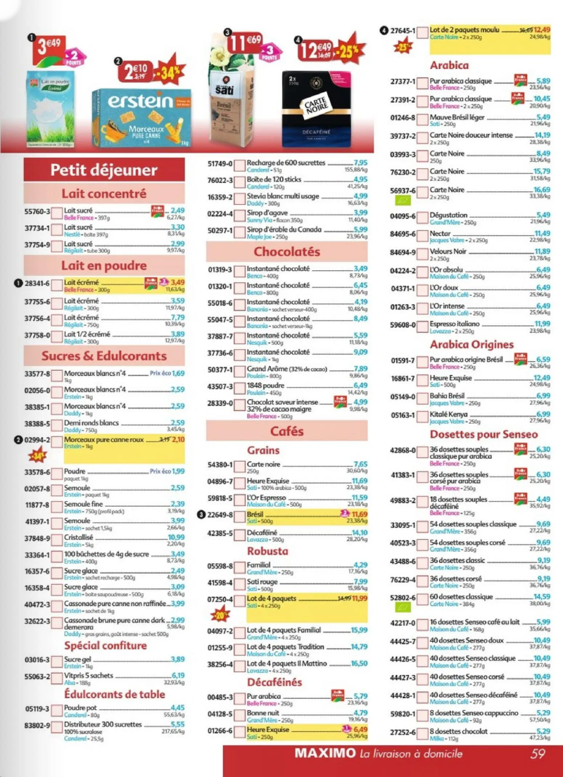 Maximo catalogue du 27/03 – page 59