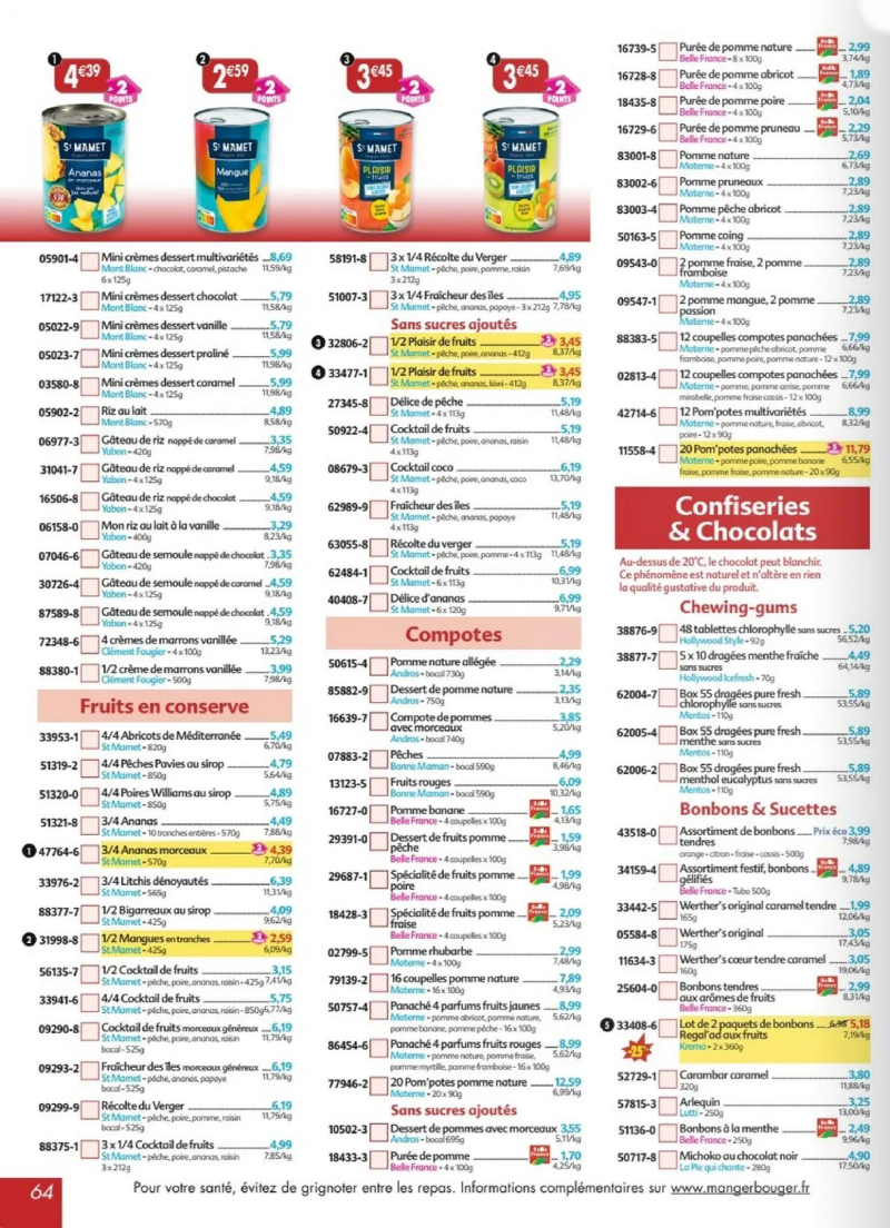 Maximo catalogue du 27/03 – page 64